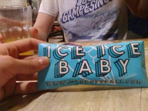 mango ice cream ;) at Roti Daal in Canggu