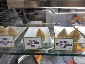Coxinhas at Natura Bolhao in Porto
