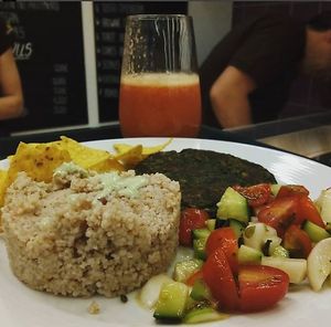 Lunch meals at Natura Bolhao in Porto