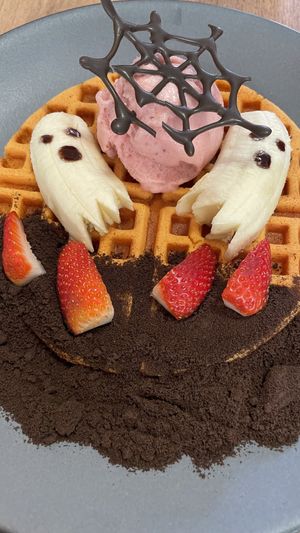 Wafles!!  at Zona Veggie in Toluca