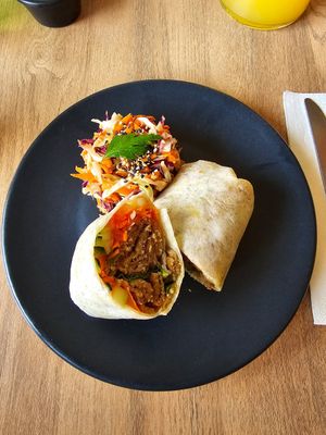 Burrito at Zona Veggie in Toluca