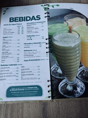 Bebidas   at Zona Veggie in Toluca