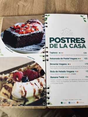Postres   at Zona Veggie in Toluca