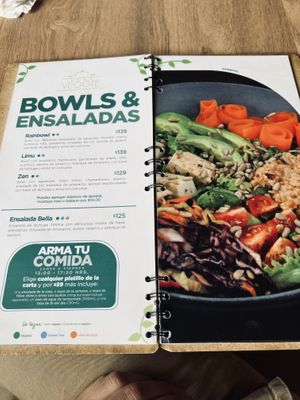 Bowls y ensaladas   at Zona Veggie in Toluca