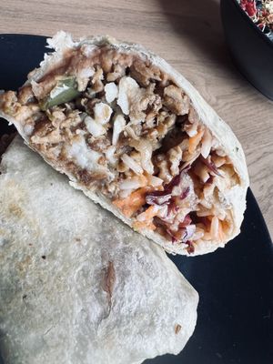 El burrito por dentro   at Zona Veggie in Toluca