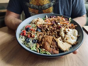 Rainbowl  at Zona Veggie in Toluca