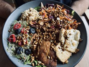 El plato completo   at Zona Veggie in Toluca