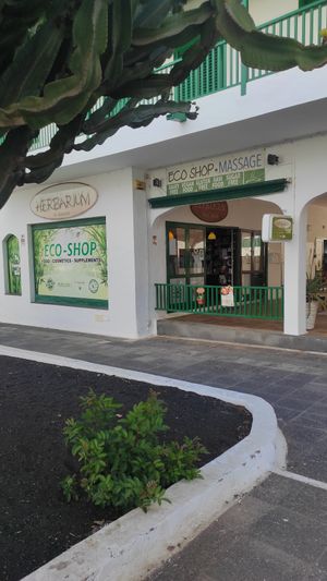 Outside at Herbarium in Lanzarote