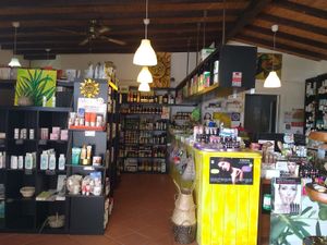 Shop inside at Herbarium in Lanzarote