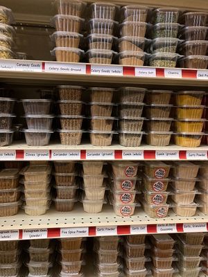 Interior shelves at Urban Bulk Foods in Lakewood