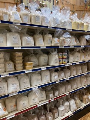 Interior shelves at Urban Bulk Foods in Lakewood