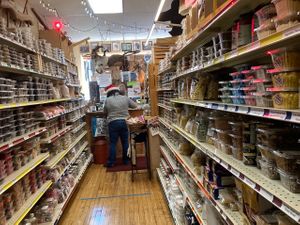 Front counter in the background  at Urban Bulk Foods in Lakewood