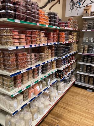 Interior shelves at Urban Bulk Foods in Lakewood