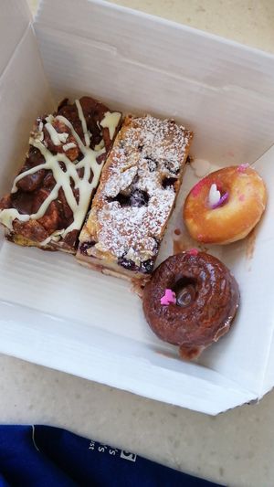 Middle cake is vegan at Melbourne in Lichfield in Lichfield