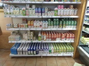 Vegan drinks  at Bioladen in Uelzen