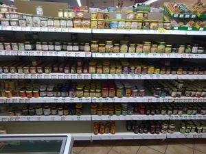 Chocolate & nut spreads at Bioladen in Uelzen