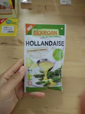 Hollandaise sauce at Bioladen in Uelzen