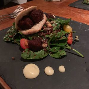 Falafel voorgerecht at Het Ruiterhuys in Castricum