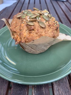 Muffin of the day - delicious!   at The Salty Caramel Kitchen in Lake Country