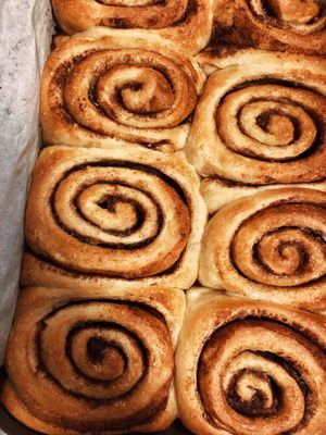 Cinnamon bun Saturday  at The Salty Caramel Kitchen in Lake Country