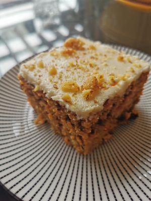 Best carrot cake I have ever had. at The Salty Caramel Kitchen in Lake Country