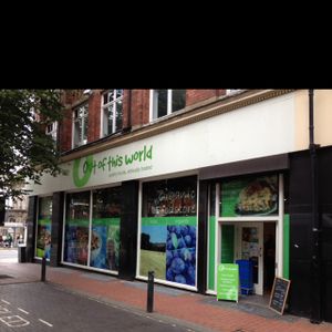 outside  at Out of This World in Leeds