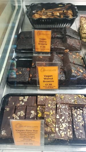 Vegan bakes (from www.theveganbakes.com) at Out of This World in Leeds