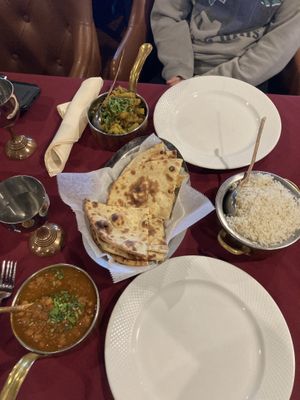 $34 worth of food (not counting a tip) at Maharaja Indian Restaurant in Colonie