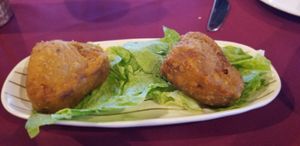 Aloo Tikki at Maharaja Indian Restaurant in Colonie