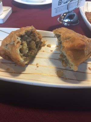 Samosa at Maharaja Indian Restaurant in Colonie