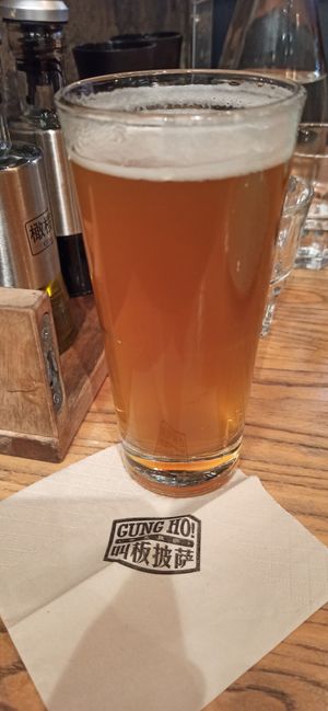 Craft beer at Gung Ho! Pizza in Beijing