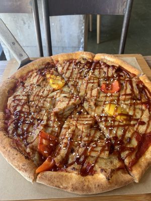 Veganised BBQ Chicken at Gung Ho! Pizza in Beijing