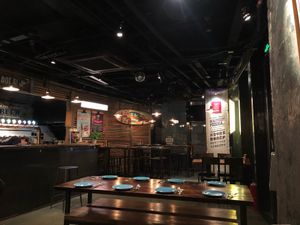 Cozy atmosphere! at Gung Ho! Pizza in Beijing