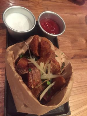 Sweet potato fries  at Gung Ho! Pizza in Beijing