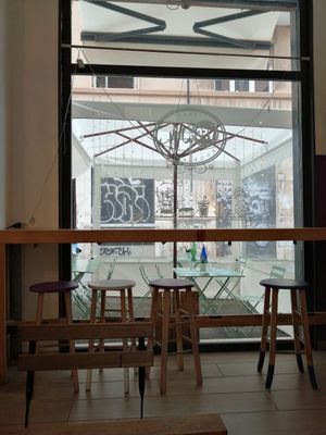 Inside at Veg Joy in Rome