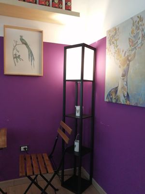 Inside at Veg Joy in Rome