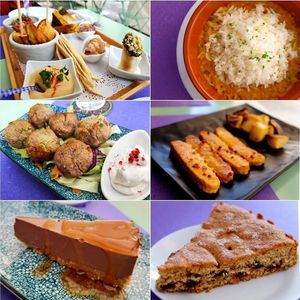 collage gustoso at Veg Joy in Rome