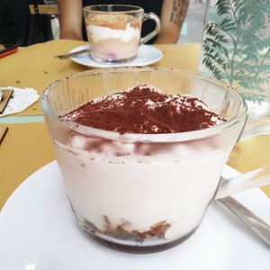 Tiramisu at Veg Joy in Rome