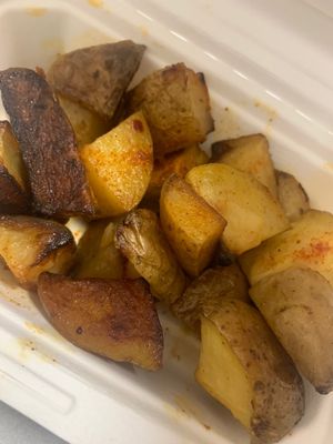 Patata bravas at Veg Joy in Rome