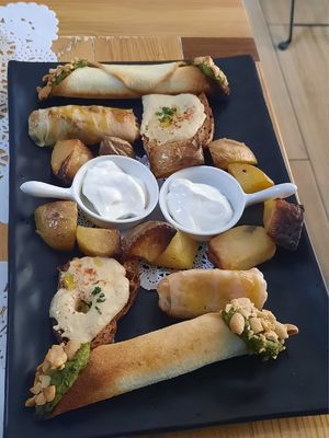 Antipasto misto at Veg Joy in Rome