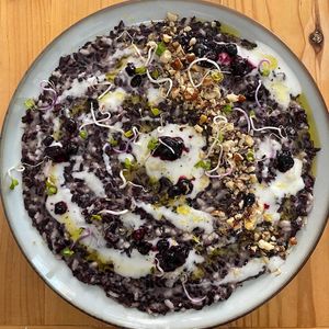 Il risotto della Chef  at Veg Joy in Rome