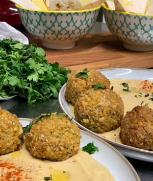 Falafel at Veg Joy in Rome