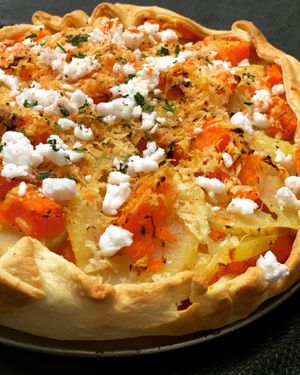 Quiche at Veg Joy in Rome