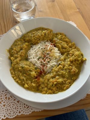 Dahl di lenticchie  at Veg Joy in Rome
