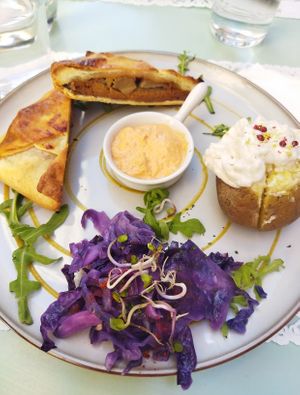 Seitan in crosta  at Veg Joy in Rome