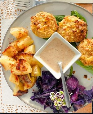 Crispy tofu at Veg Joy in Rome