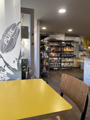 Cafe decor   at Chococo in Horsham