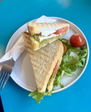 Vegan toastie  at Chococo in Horsham