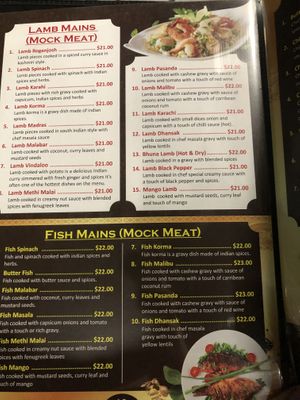  Menu at The Leaf in Leederville