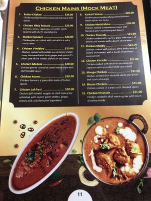  Menu at The Leaf in Leederville